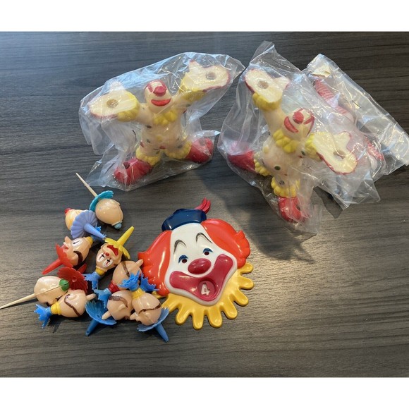 Lot Of Cake Cupcake Baking Decorating Supply- Fondant Bundle Cake ClownToppers - Picture 8 of 16